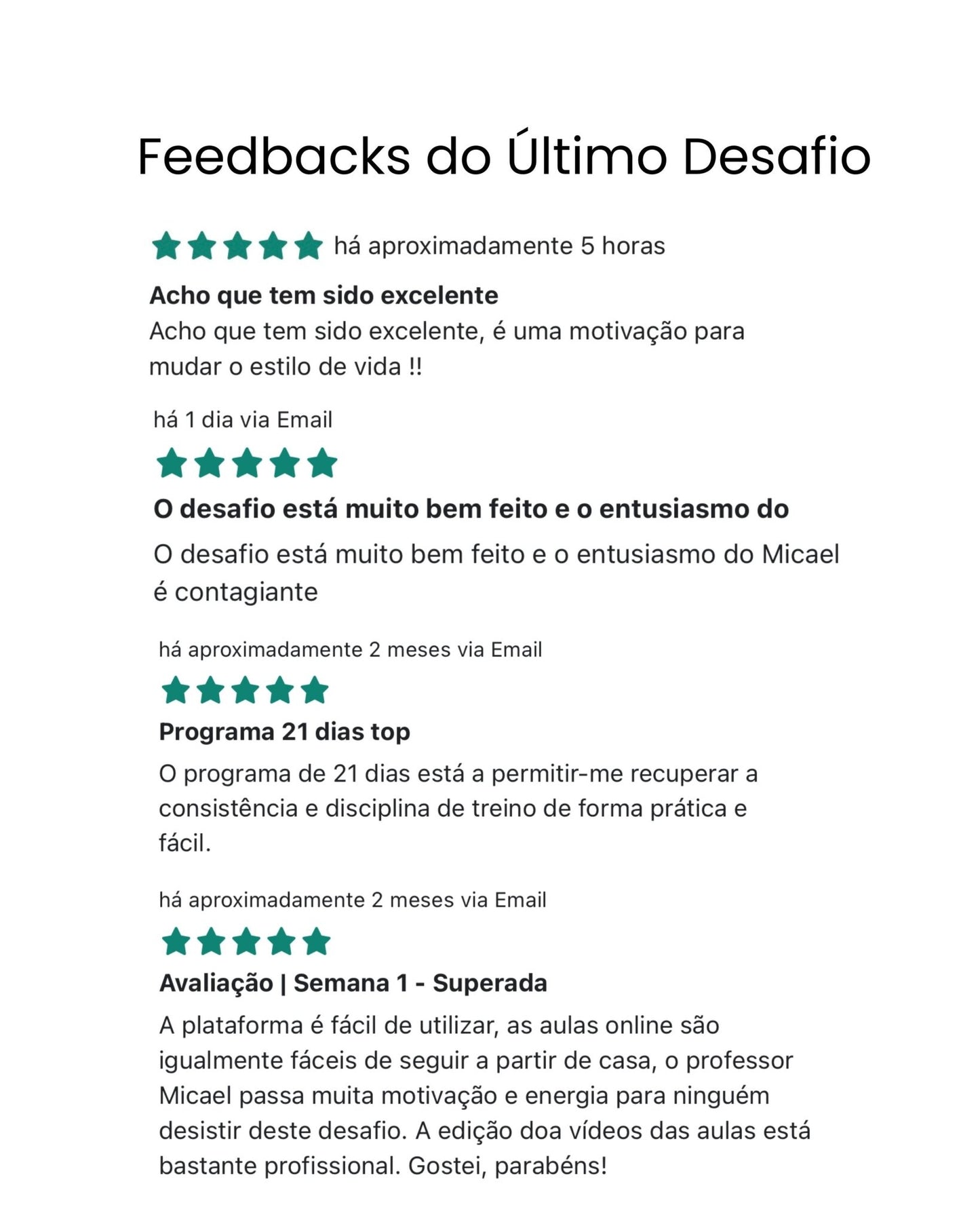 Desafio "A Conquista" - HOME4FIT