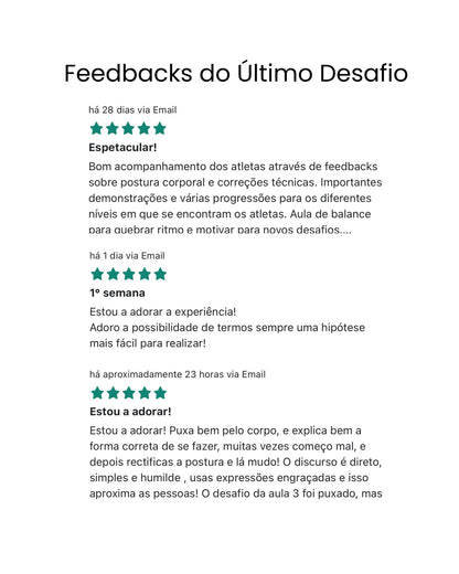 PASS21 — Experiência de Treino em Casa