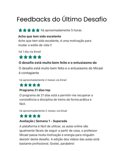 PASS21 — Experiência de Treino em Casa